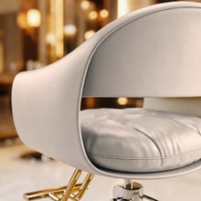 Jared Faux Leather Salon Chair